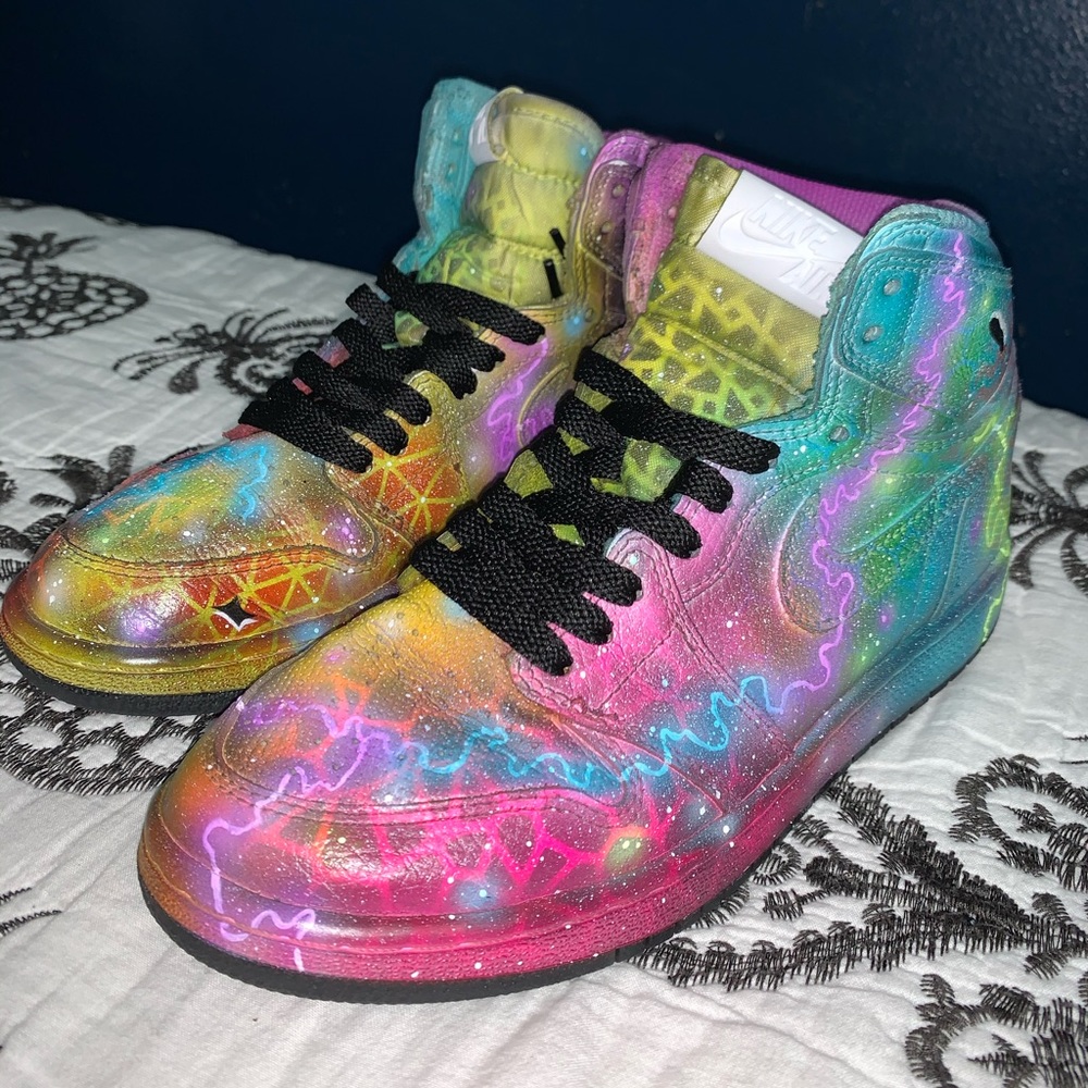 Jordan 1 custom galaxy
